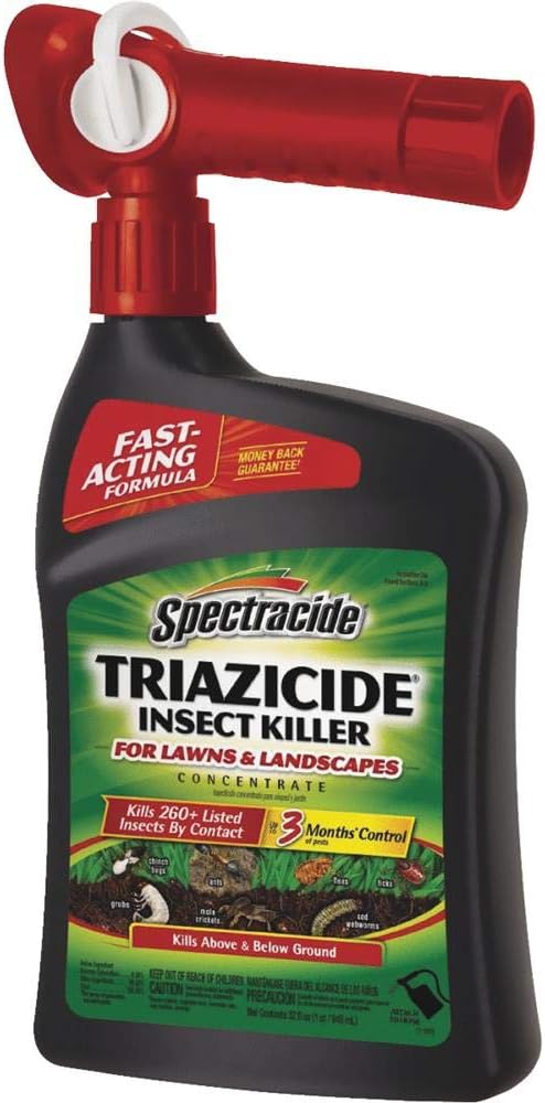 Spectracide Triazicide for Lawns Liquid Concentrate Insect Killer, 32 oz (Pack of 2)