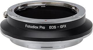 Fotodiox Pro Lens Mount Adapter, Canon EOS (EF / EF-S) D/SLR Lens to Fujifilm G-Mount GFX Mirrorless Digital Camera Systems (such as GFX 50S and more)