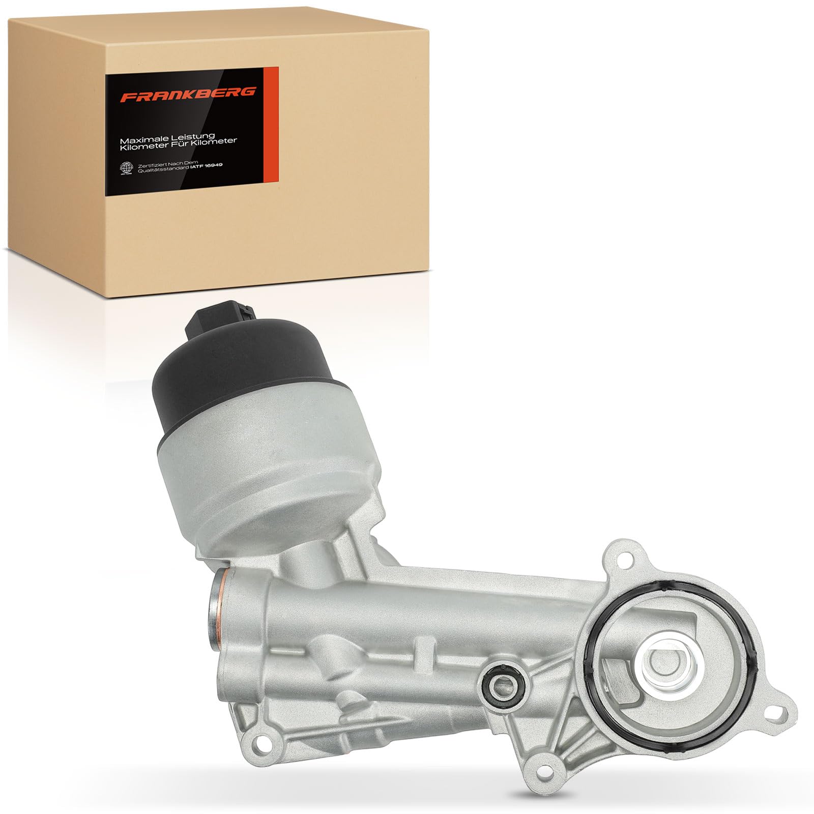 Frankberg ölkühler ölfilter Benzin Kompatibel mit 307 Break 3E 1.6L 206 CC 2D 1.6L Berlingo Multispace B9 1.6L 206 Schrägheck 2A/C 1.6L Replace# 1103P3