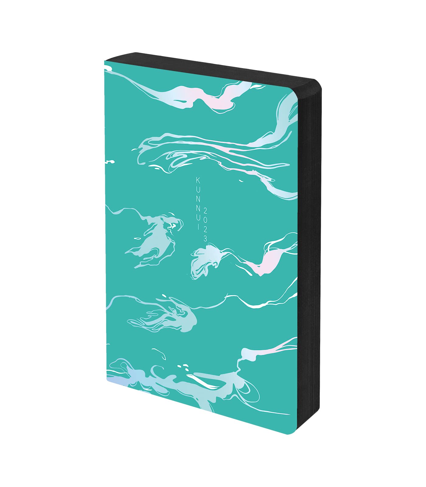 Kunnui, Calendar January 2023 December 2023, Composition Leather, Day Page, Size 15 x 21 (A5), Bilingual: Spanish, English