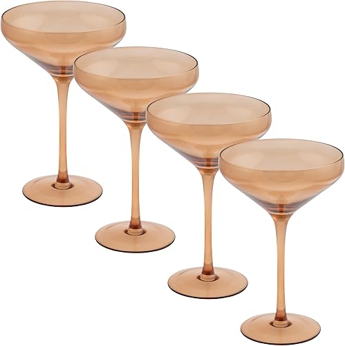 Karma Regalos, cervatillo de Martini Coupe de mediados de siglo, juego de cuatro