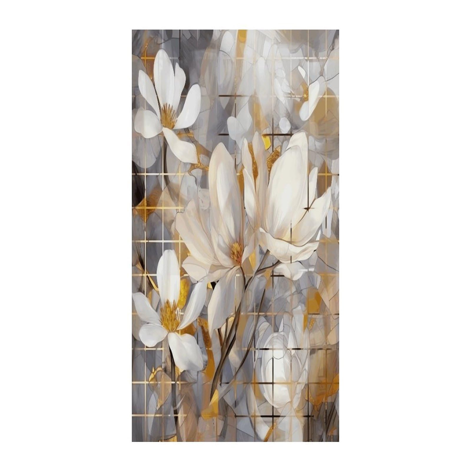 Fekiloot Style Gold And Gray Door Curtain Room Divider Curtains