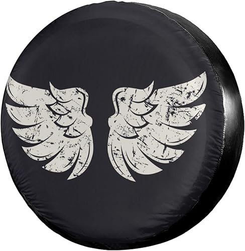 Vista 23 de Foruidea Cubierta de neumático de repuesto con estampado de huellas de perro y gato, a prueba de polvo, para remolque, RV, SUV y muchos vehículos