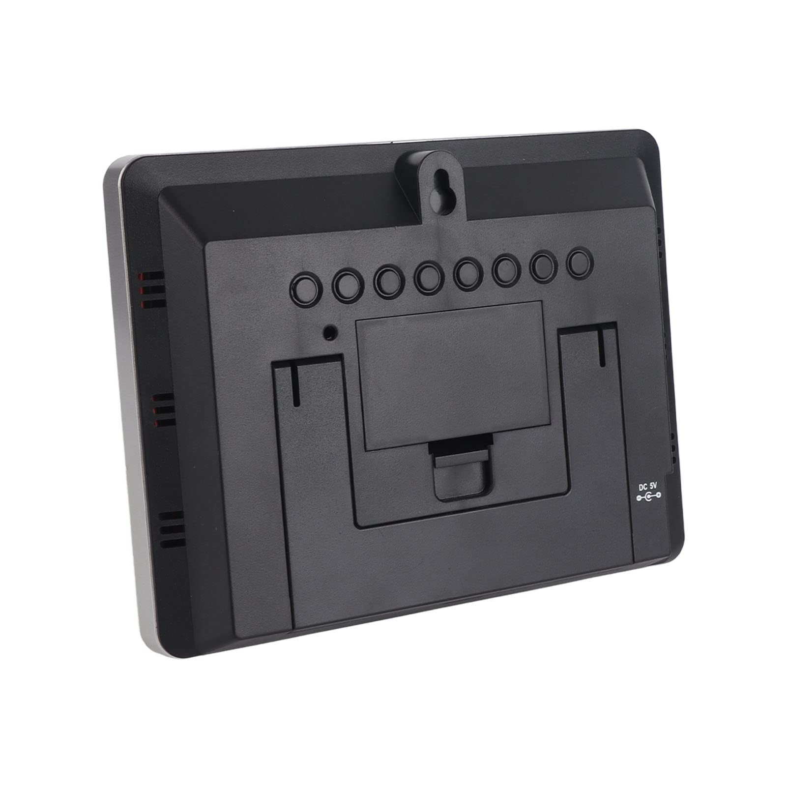 Hidyliu Stazione di previsioni meteo wireless, schermo touch colorato con sveglia, per uso domestico, materiale ABS, 2 pezzi