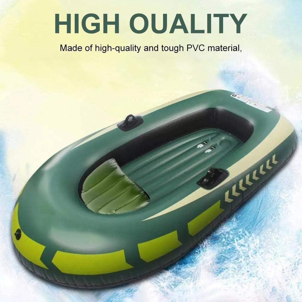 Coussin Gonflable Vert Armée Pour Kayak – Siège Confortable PVC 50x30x10 Cm – Idéal Pêche & Camping