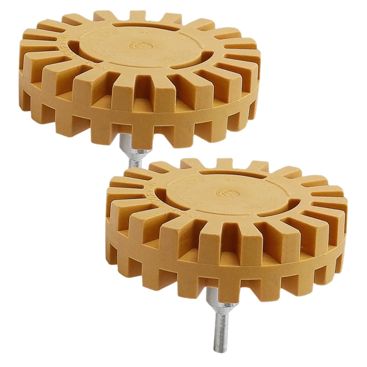 TOPBATHY 4 Set Rimuovere La Ruota Di Gomma Automobile Remover Di Decalcomanie Ruota Per La Rimozione Delle Decalcomanie Dispositivo Di Rimozione Del Nastro Gomma Da Cancellare 2 Pezzi*4