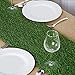 Deseados Artificial Grass Table Runners 16 x 59 inch, Synthetic Grass Tabletop Centerpiece Decoration Fake Grass Runner Rug Roll Green Lawn Turf Mat for Celebrating Birthday Wedding Party Banquet