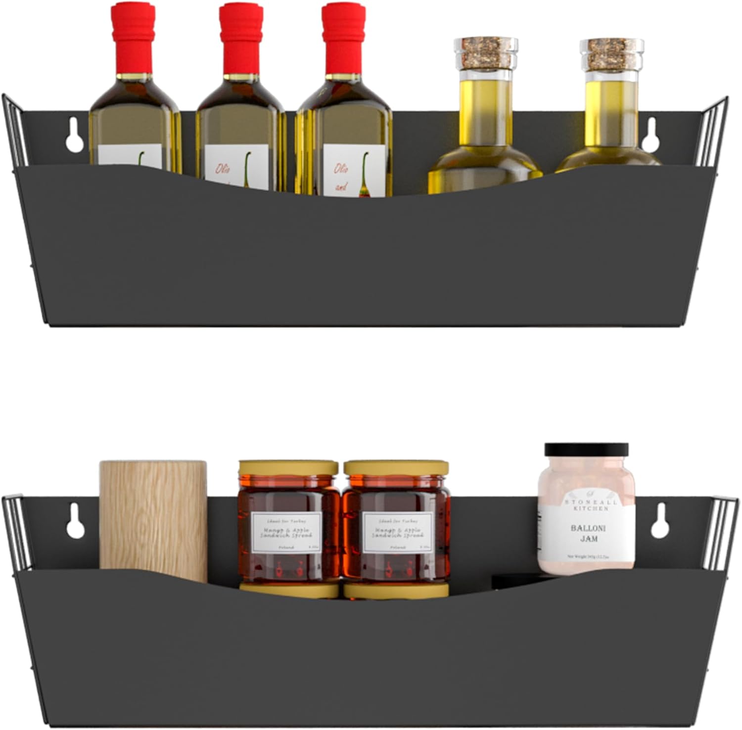 Kitchen Organizer for Refrigerator Spice Rack