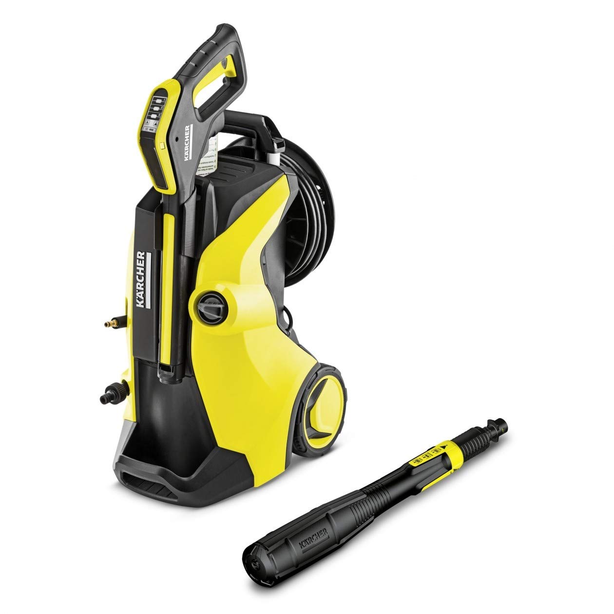 Kärcher K5 Premium Full Control Plus - Hidrolimpiadora de alta presión para exteriores 145 bar, 2100 W, 500 L/h (1.324-630.0)