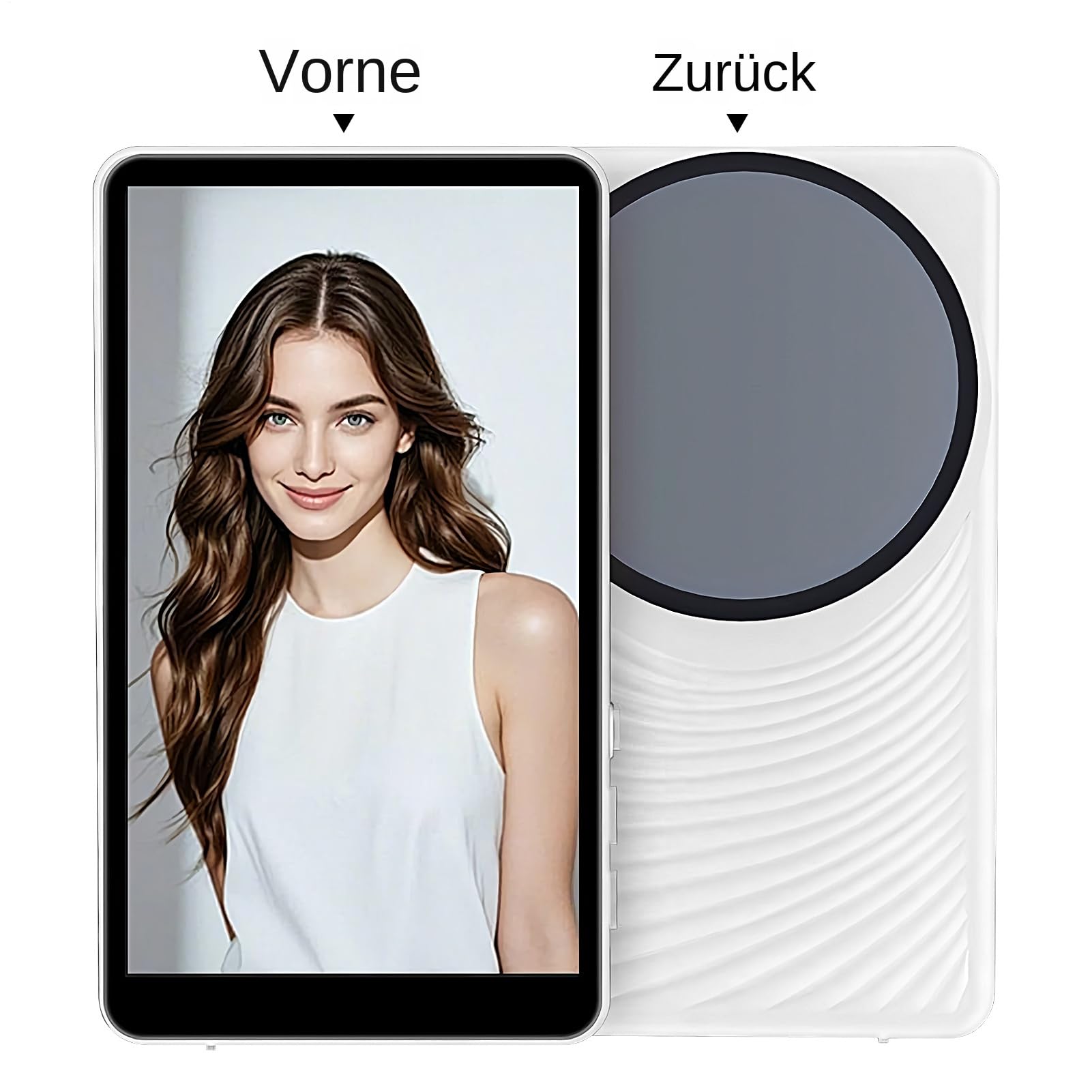 Monitor Selfie Monitor Selfie Senza Fili con Registrazione | Accessorio Smartphone Senza Ritardo per Vlog, Foto, Video e Live Streaming
