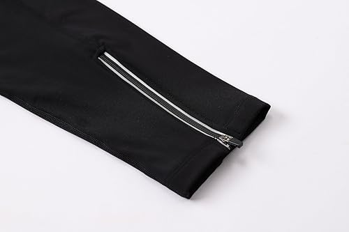 Vista 5 de UGLY FROG Winter Fleece Warm Men's Cycling Pants 20D Padded Bike Tights Bicycle Biking MTB Long Leggings Pockets UPF 50+