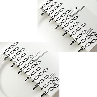 24 Pcs Black Vintage Hair Pins Mini Black Bobby Pins Fashion BB Clip Invisible Bangs Clip for Women and Girls Decorative Wedding Dainty Accessories Headwear