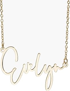 Custom Name Necklace For Women Personalized Name Necklace in Sterling Si...