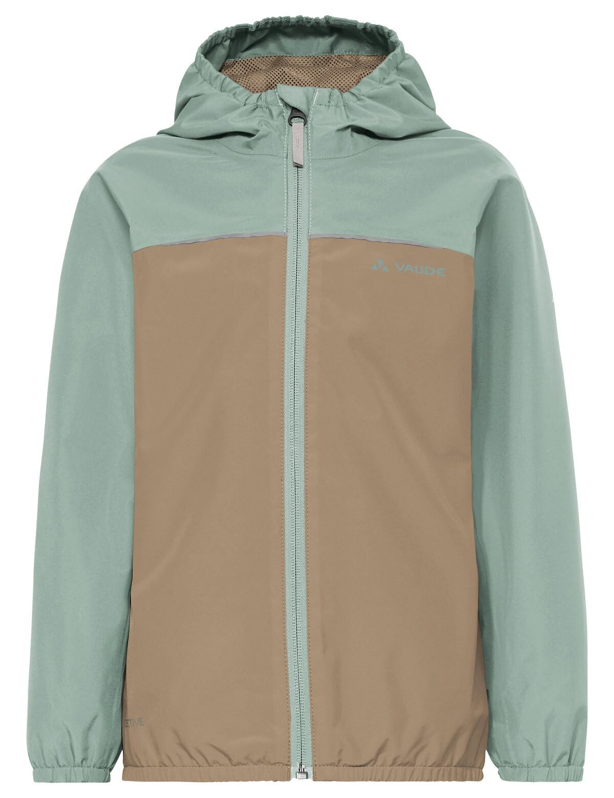 VAUDE Kids Turaco Jacket III, Leichte Kinder Regenjacke zum Immerdabeihaben, wasserdicht, winddicht und atmungsaktiv