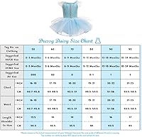 Vista 93 de Dressy Daisy Disfraz de princesa para bebé, disfraz de tutú de tul para cumpleaños, Halloween, traje con diadema Estilo I