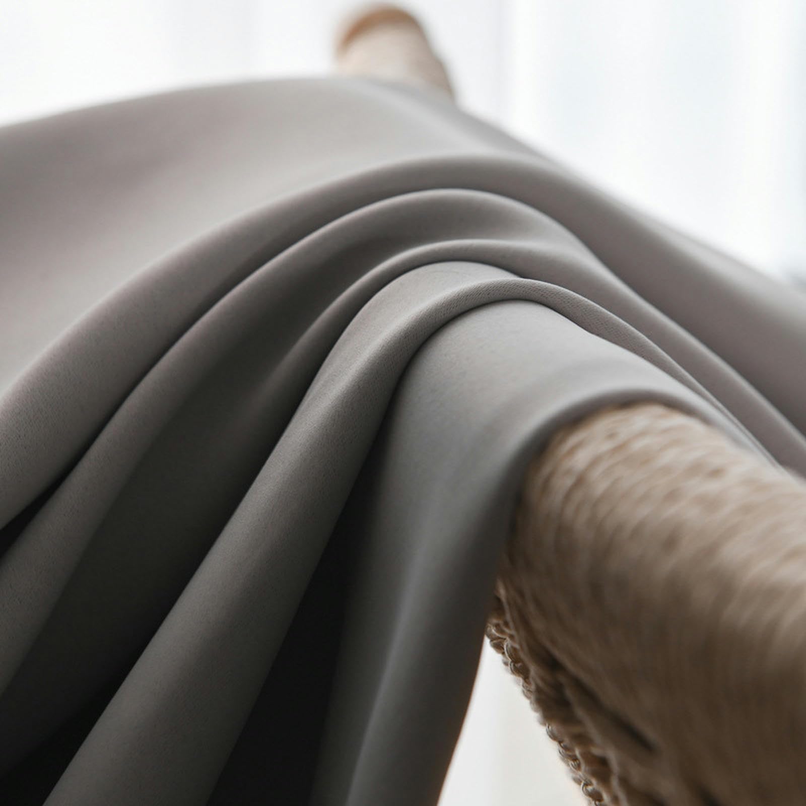 Cortinas opacas para sala de estar y dormitorio, cortinas térmicas con bloqueo de luz, tratamiento de ventana, eficiencia energética, reducción de ruido, diseño Slish