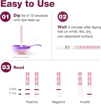 Easy@Home Pregnancy test strips early test.