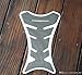 3D Carbon Fiber Look Motorcycle Sport Tank Gas Protector Pad Sticker Universal Fit 1Piece.