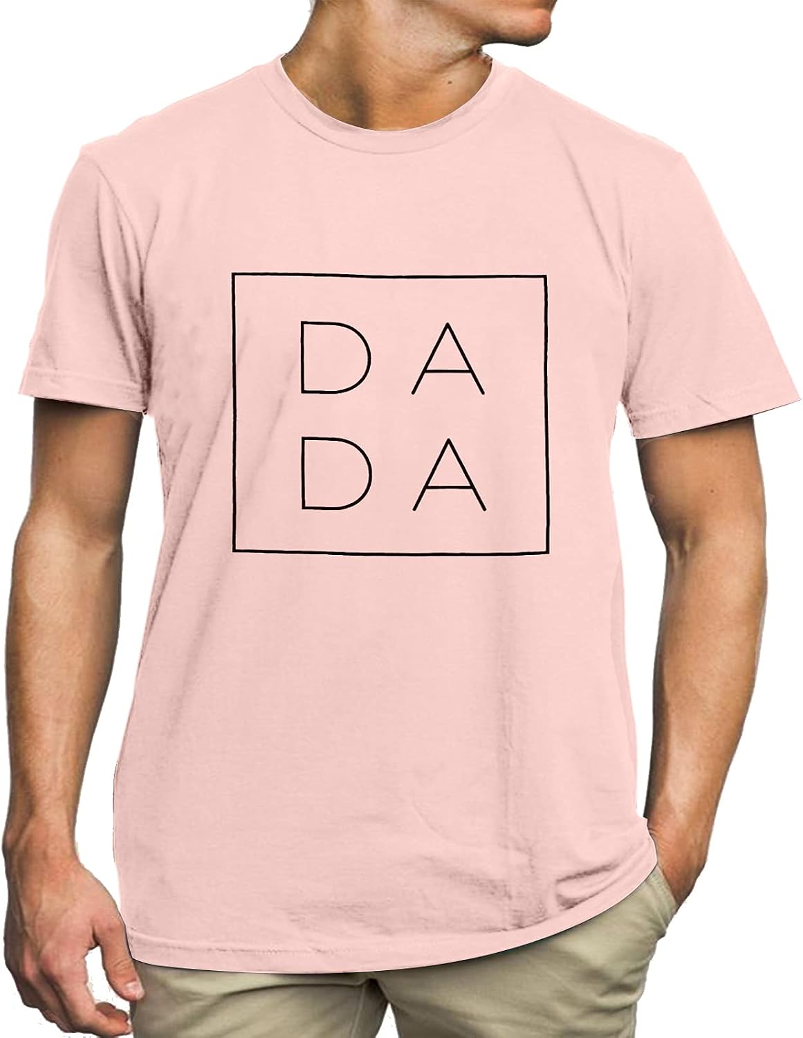 MNLYBABY Dad Shirts for Men Funny DADA Letter Print Graphic Tshirts Father Daddy Papa Gifts Tee Tops