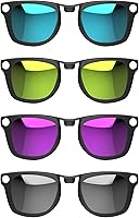 Vista 11 de 4 clips polarizados para Ray-Ban Meta Wayfarer y Gen 2 (RW4008/RW4012 Grande 53-22), clip de decoloración para Meta Wayfarer Gen 2 Protege tus ojos