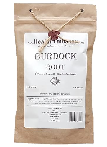 Health Embassy Burdock Root (Arctium Lappa L. - Radix Bardanae)