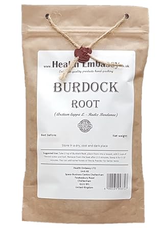 Health Embassy Burdock Root | Arctium Lappa L | 100% Natural Herbal Tea 100g