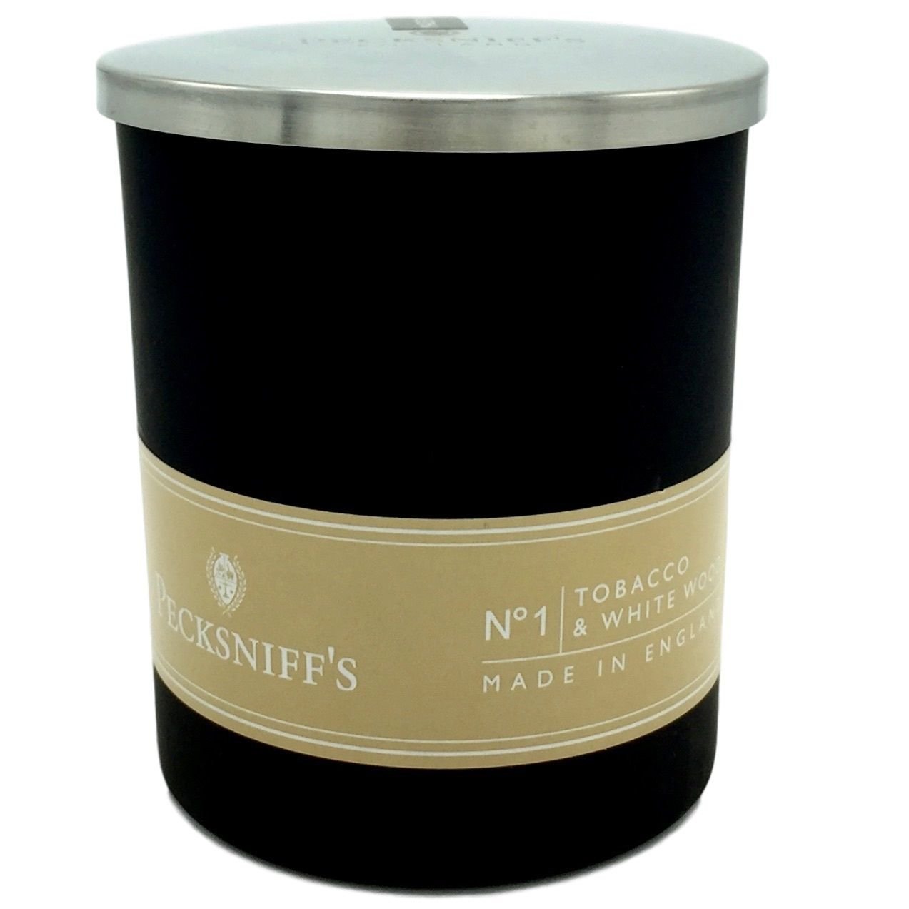 Pecksniffs England Tobacco and White Wood Scented Glass