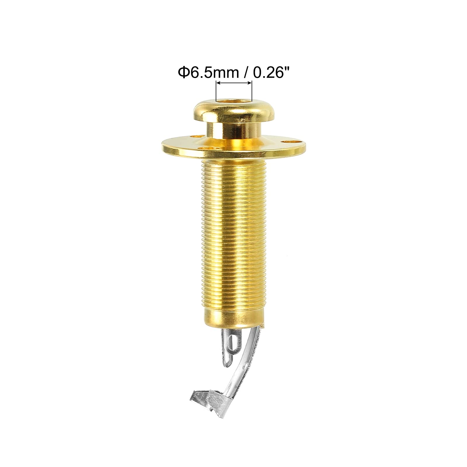 Akustikgitarre Elektrogitarre Stereo End Pin Buchsen Buchse 6,35 Mm 1/4