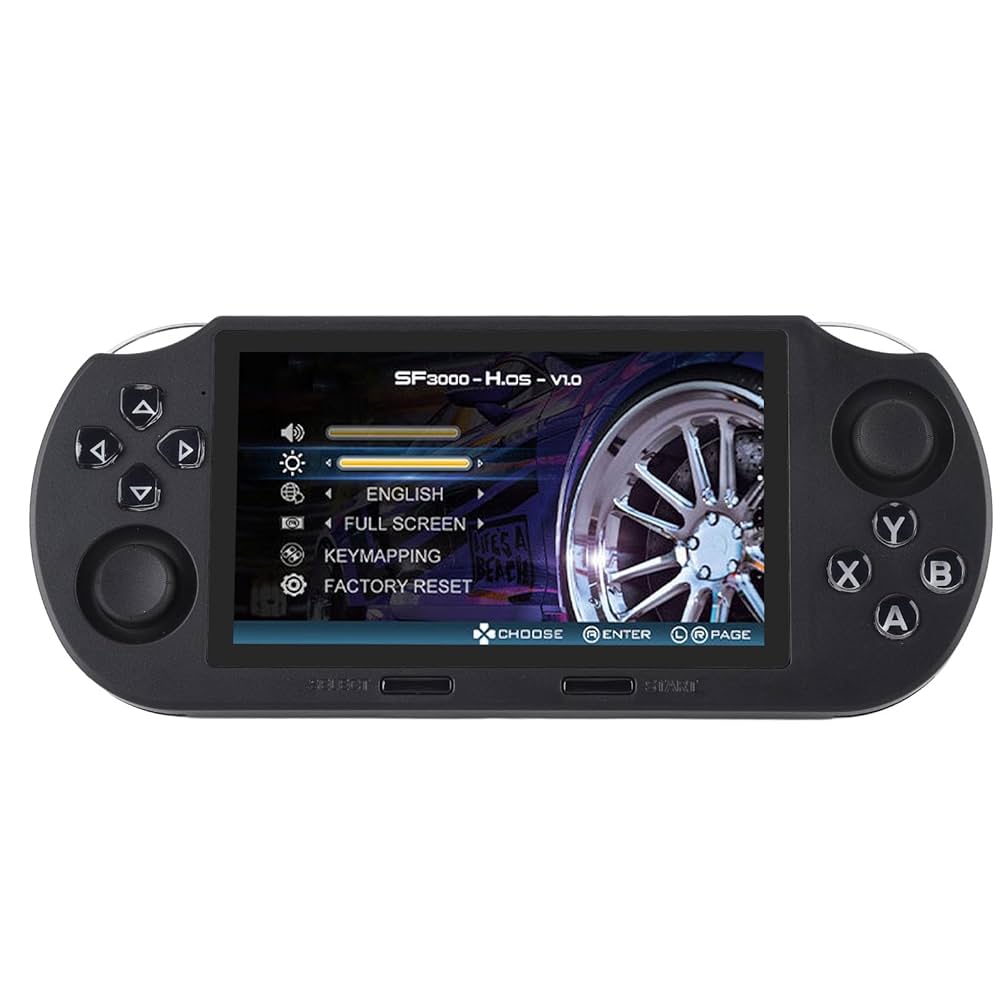 Amazon.co.jp: ハンドヘルドレトロゲームコンソール、4.5インチ