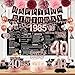 40th Birthday Decorations for Women, Rose Gold Back In 1985 Birthday Banner Decorations, Happy 40th Birthday Cake Topper, Balloons, Backdrop, Table Decorations, Sash Party Supplies for Women