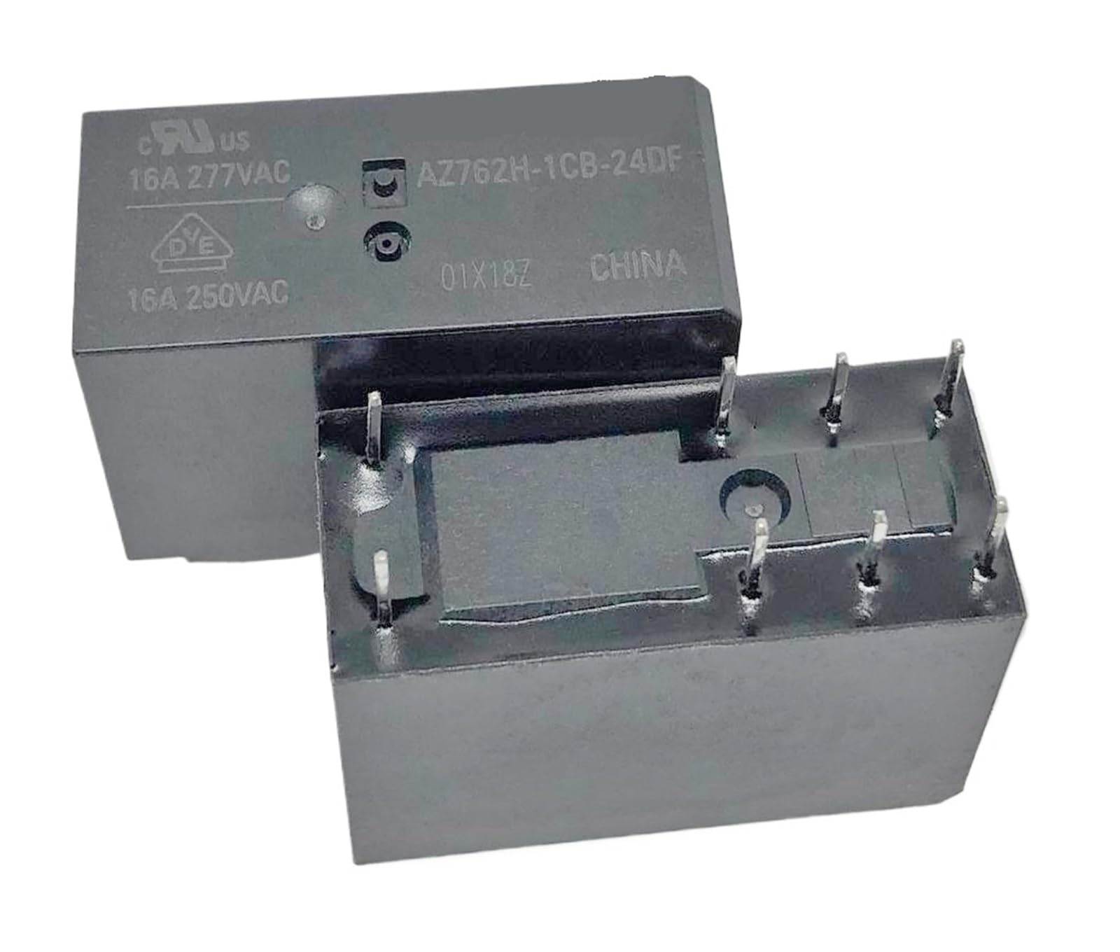 Yzwrwrmktb One Color 1Pc Az762h-1Cb-24Df (115Fc8-Coil:24v-16A) Relay 8Pins