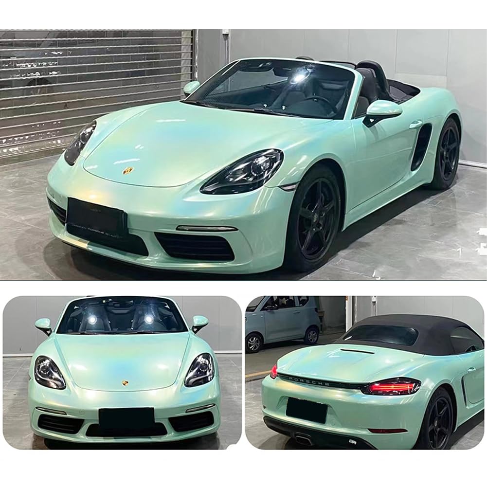 Blueshyhall Pellicola autoadesiva, colore verde scuro, opaca Blueshyhall Pellicola autoadesiva, colore verde scuro, opaca
