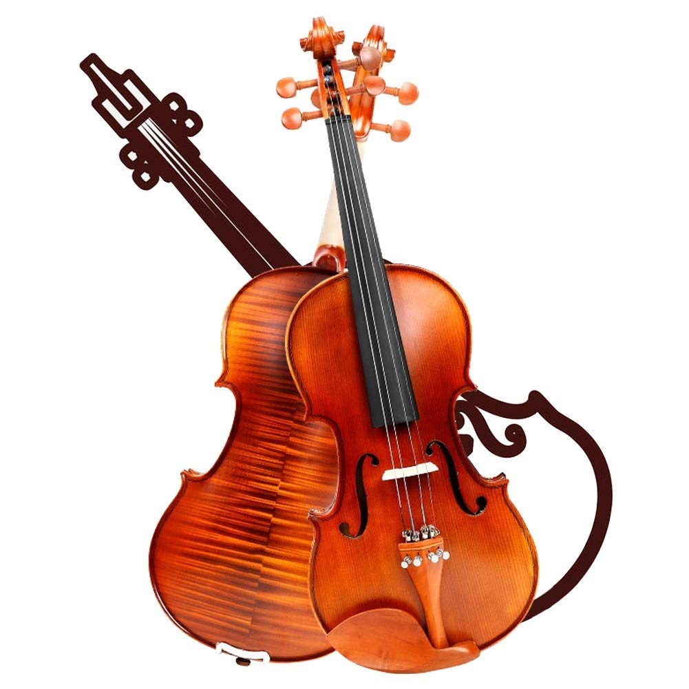 WYKDLViolin 4/4 Violin Acoustic Starter Kit Handmade Solid Wood Student Delicate And Concentrated Sound With Hard Case Accessories 2 Sizes (Size : 3/4)