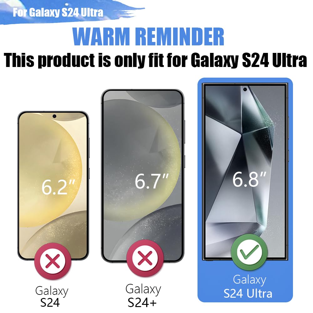 BAHOND Upgraded Battery Case for Samsung Galaxy S24 Ultra, 5000mAh Rechargeable Extended Battery Charging Charger Case, Add 100% Extra Juice, Not Compatible with S24 or S24+ (6.8 inch) Black