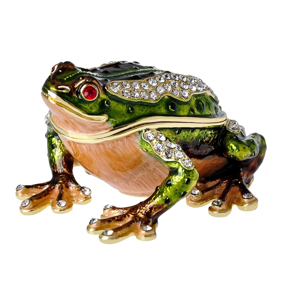 カエルジルコニア置物