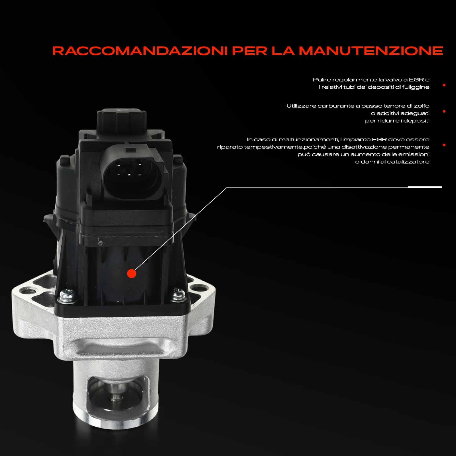 Frankberg Valvola EGR 55209609 | Compatibile con: 159 Sportwagon 939,Pianale/telaio Doblo 263,Linea 110 323,Ducato Bus 250,Musa 350,SX4 S-Cross JY,Ducato