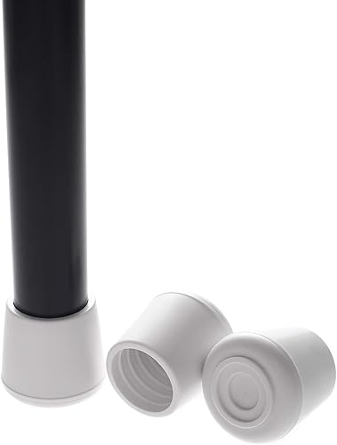 Miniatura 6 de Furnigear Tapas para patas de silla, puntas de goma antideslizantes de 1-12 pulgadas de diámetro interior, protectores de suelo para patas de silla,