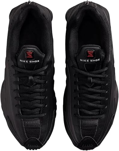 Nike Shox R4 CW2626-003 Chaussures pour Enfant Noir/Cramoisi Brillant/Noir, Noir/Rouge Cramoisi Brillant, 38 EU - 3