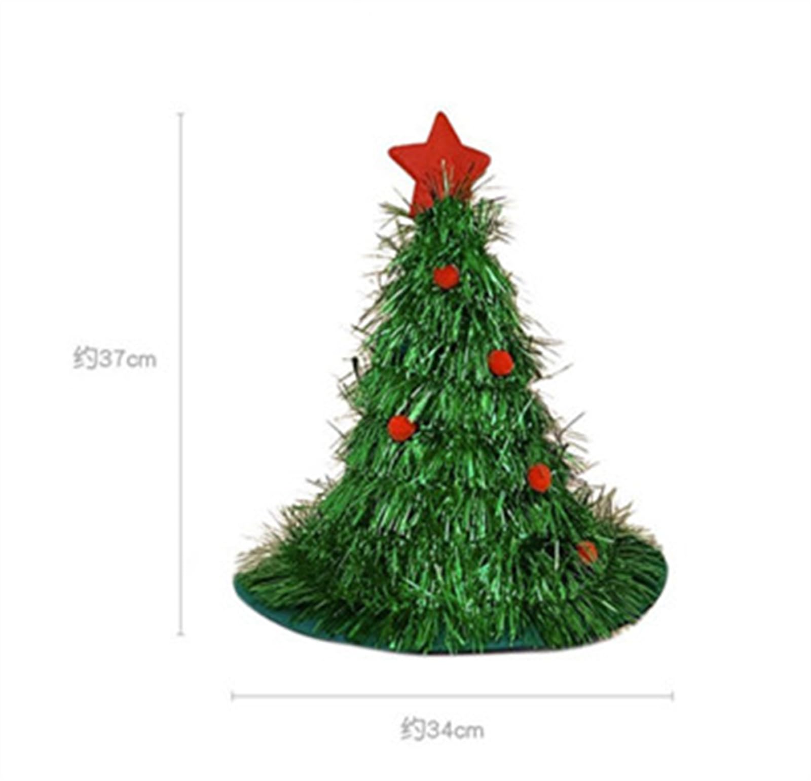 Amazon.co.jp: YEEHLIK クリスマスツリー ハット サンタ 帽子 キラキラ