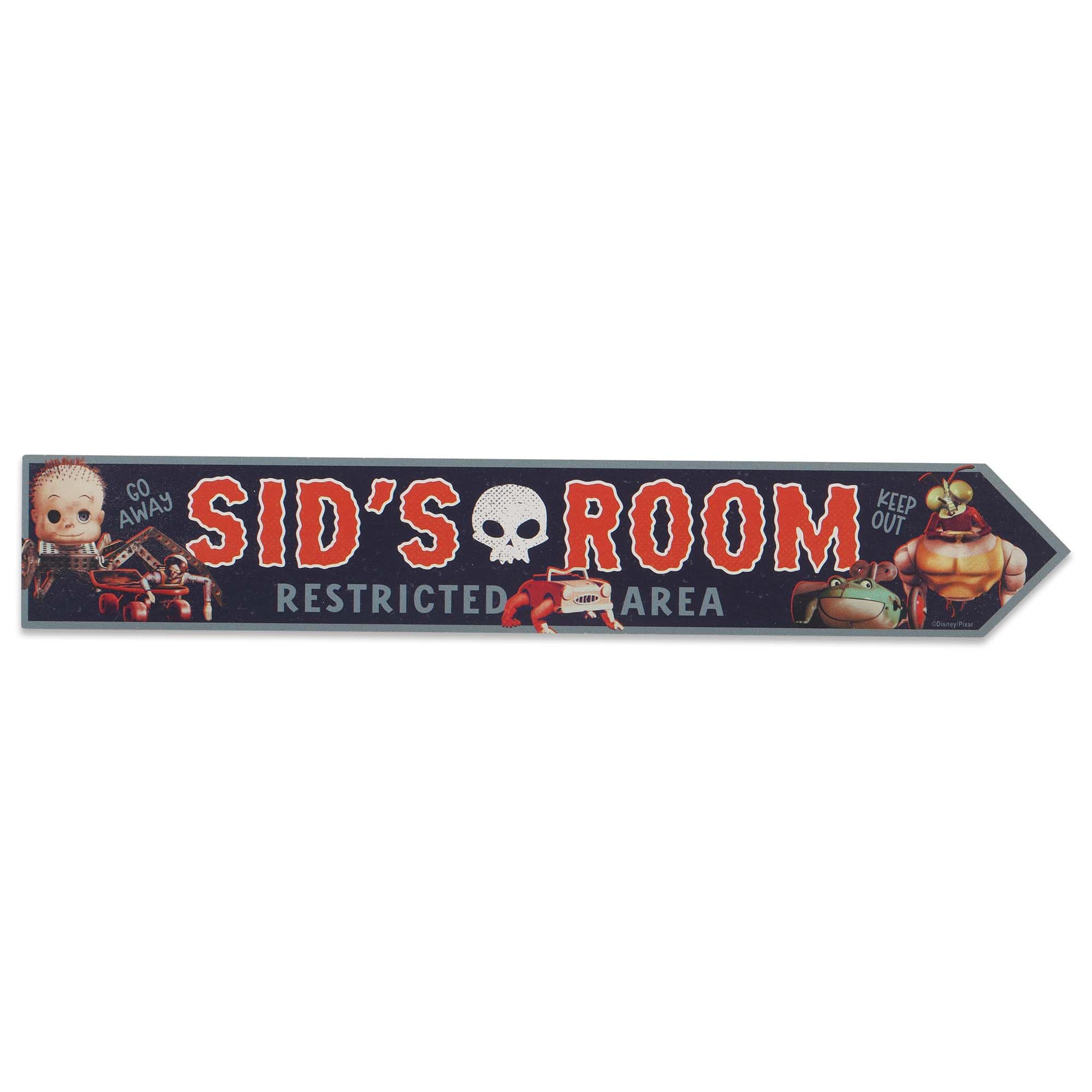 Disney Pixar Toy Story Sid’s Room Arrow Wood Wall Decor - Fun Sid’s Room Sign for Bedroom or Play Room — image 1