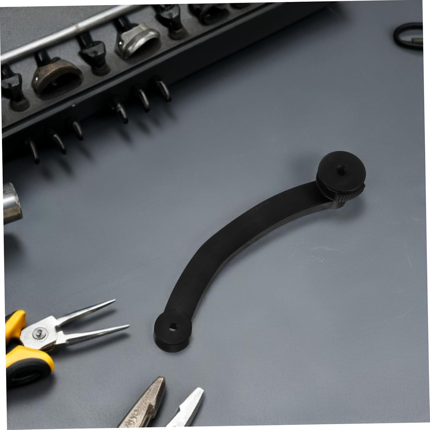 Mikinona Wheel Balancer Tool Tire Balancing Machine Handle Slip Measurement Crank Lightweight Plastic Caliper Handles