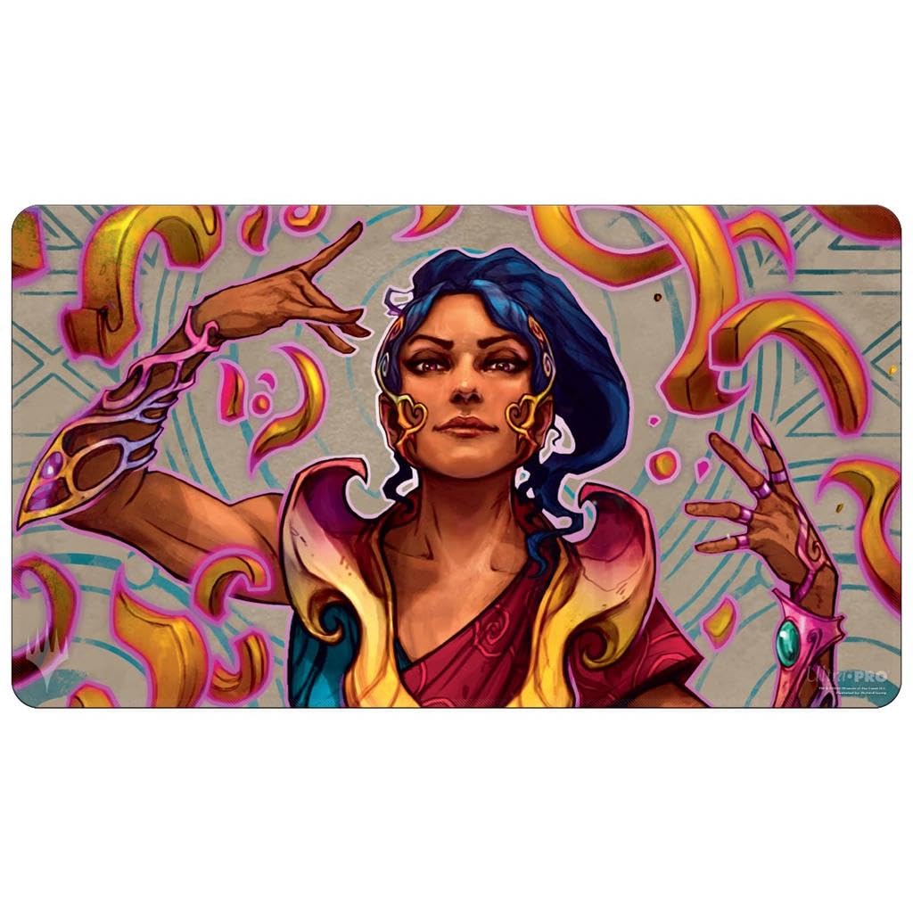 Ultra PRO - MTG The Lost Caverns of Ixalan Saheeli, The Sun’s Brilliance Playmat for Magic: The Gathering Use as Oversize Mouse Pad, Desk Mat, Gaming Playmat, TCG Card Game Playmat, Protect Cards