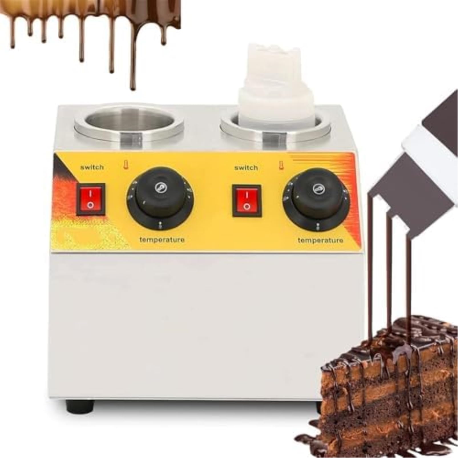 Distributeur de fusion pour le chocolat de qualité supérieure avec maintien au chaud 0-80 ℃