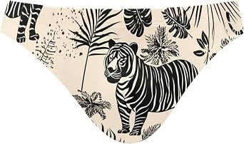 Mens Briefs Sexy Black Tigers Tropical Beige Bikini Siwmming Swimwear S 20861872