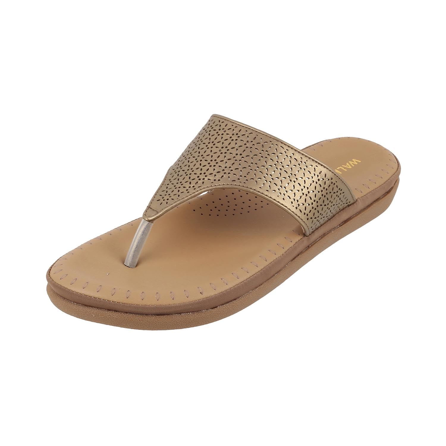 Walkway Women Antic Gold Synthetic Comfort Chappal UK/7 EU/40 (44-5) (B0CTR479Q3) Amazon Price History, Amazon Price Tracker