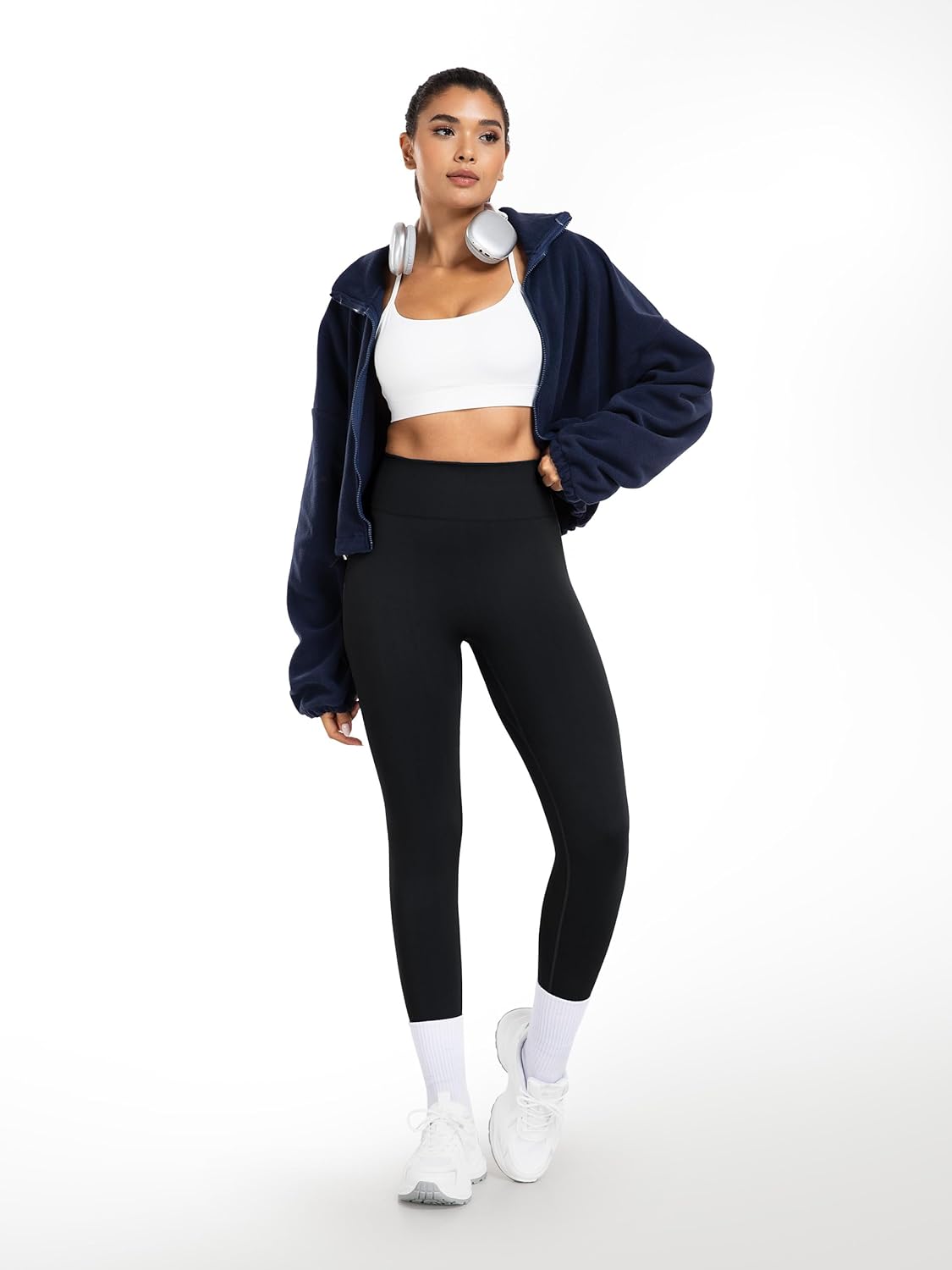 Tall Women's Workout Leggings 32"/34"/36" Inseam Seamless High Waist Tummy Control Scrunch Gym Athletic Yoga Pants - Image 8