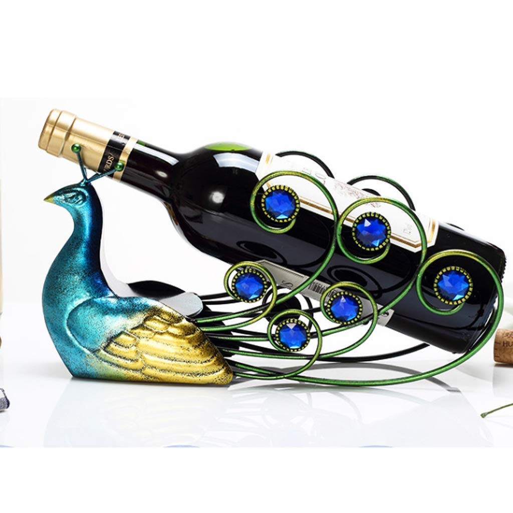 Decorazione per portabottiglie Luce Decorazione di fascia alta Armadietto per vino Portabottiglie per vino Portabottiglie per personalità domestica Espositore creativo Industria To pursue happiness