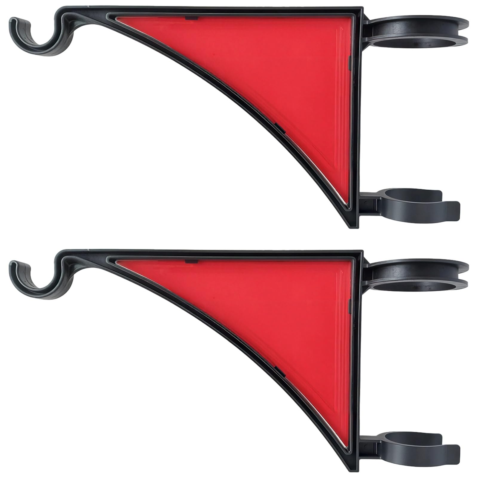 Supports pour plantes d'extérieur anti-chute en métal lot de 2