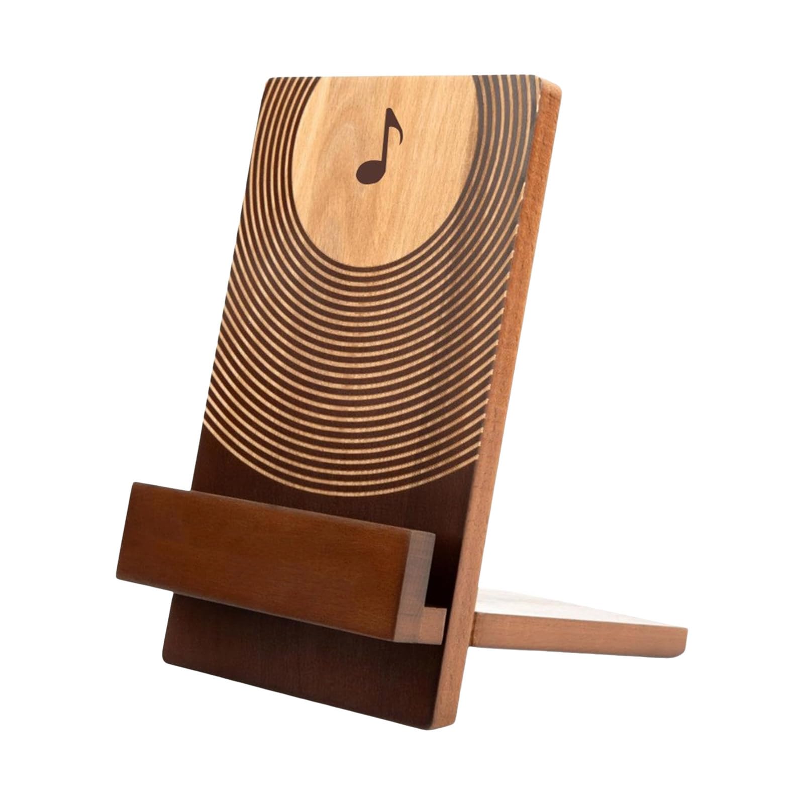 Buxuaaaa Portable Record Storage Stand with Sturdy Wood Base Multipurpose Desktop Organizers Rack for Records Holder Use Sturdy Album Stand