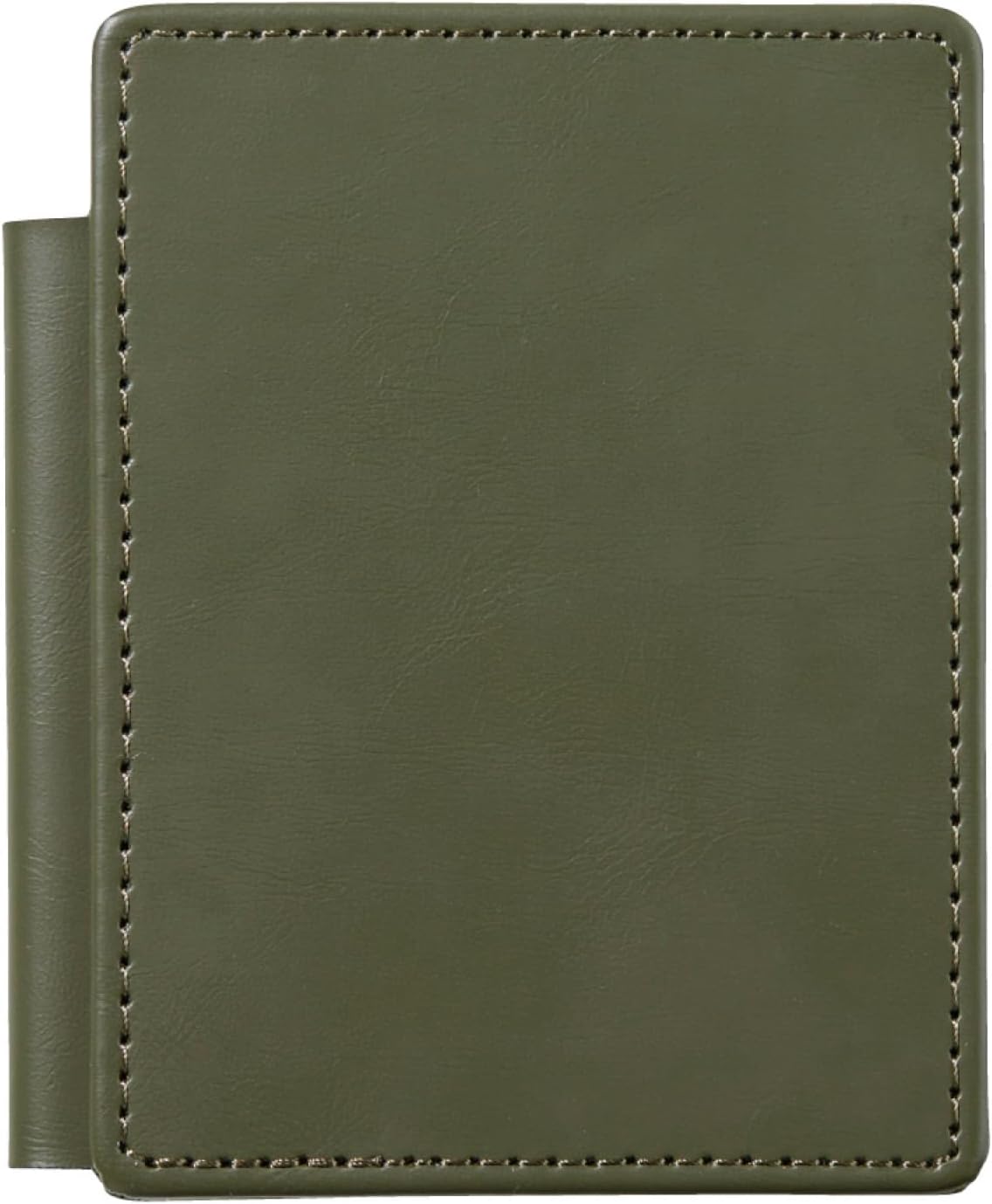 King Jim 9930LU-OL Sliding Notepad Leatherette A7 Olive